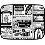 Creepy Newspaper Fleece Blanket (Mini)