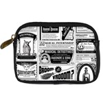 Creepy Newspaper Digital Camera Leather Case