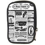 Creepy Newspaper Compact Camera Leather Case