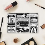 Creepy Newspaper Cosmetic Bag (Medium)