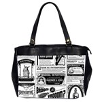 Creepy Newspaper Oversize Office Handbag (2 Sides)