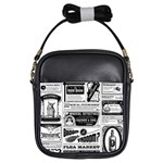 Creepy Newspaper Girls Sling Bag