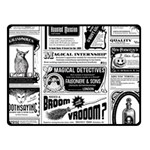 Creepy Newspaper Fleece Blanket (Small)