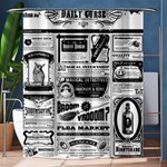 Creepy Newspaper Shower Curtain 60  x 72  (Medium)