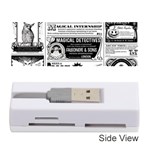 Creepy Newspaper Memory Card Reader (Stick)