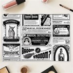 Creepy Newspaper Cosmetic Bag (XXL)