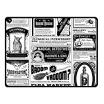 Creepy Newspaper Double Sided Fleece Blanket (Small)