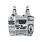 Creepy Newspaper Full Print Recycle Bag (S)