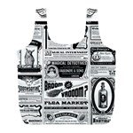 Creepy Newspaper Full Print Recycle Bag (L)