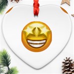 star eyes emoji Ornament (Heart)