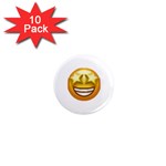 star eyes emoji 1  Mini Magnet (10 pack) 