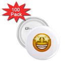 star eyes emoji 1.75  Button (100 pack) 