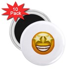 star eyes emoji 2.25  Magnet (10 pack)