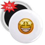 star eyes emoji 3  Magnet (10 pack)