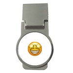 star eyes emoji Money Clip (Round)