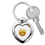 star eyes emoji Key Chain (Heart)