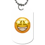 star eyes emoji Dog Tag (One Side)