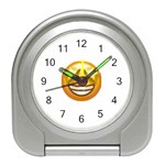 star eyes emoji Travel Alarm Clock