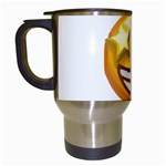 star eyes emoji Travel Mug (White)