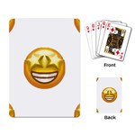 star eyes emoji Playing Cards Single Design