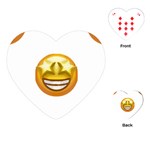 star eyes emoji Playing Cards (Heart)