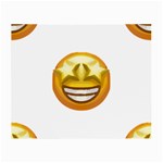 star eyes emoji Small Glasses Cloth (2 Sides)