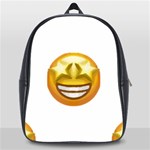 star eyes emoji School Bag (Large)