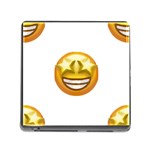 star eyes emoji Memory Card Reader (Square)