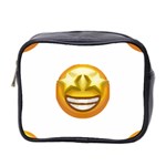 star eyes emoji Mini Toiletries Bag (Two Sides)