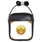 star eyes emoji Girls Sling Bag