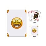 star eyes emoji Playing Cards (Mini)