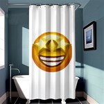 star eyes emoji Shower Curtain 36  x 72  (Stall)