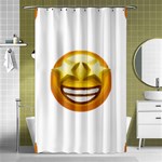 star eyes emoji Shower Curtain 48  x 72  (Small)