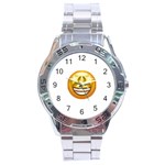 star eyes emoji Stainless Steel Analogue Watch