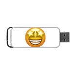 star eyes emoji Portable USB Flash (One Side)