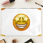 star eyes emoji Cosmetic Bag (XXL)