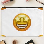 star eyes emoji Cosmetic Bag (XXXL)