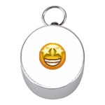 star eyes emoji Silver Compass (Mini)