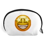 star eyes emoji Accessory Pouch (Large)