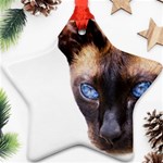 Siamese Cat Ornament (Star)