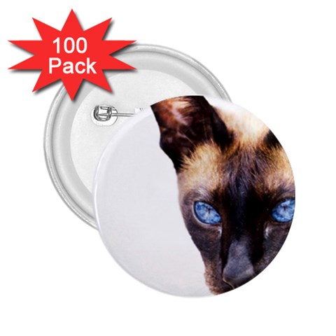 Siamese Cat 2.25  Button (100 pack) from ArtsNow.com Front