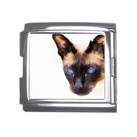 Siamese Cat Mega Link Italian Charm (18mm) from ArtsNow.com Front