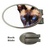 Siamese Cat Money Clip (Oval)