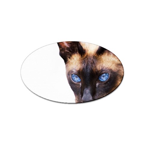 Siamese Cat Sticker (Oval) from ArtsNow.com Front