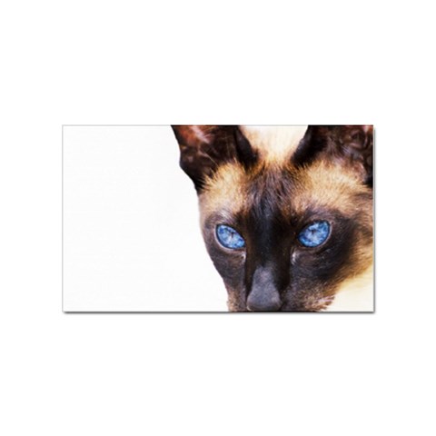 Siamese Cat Sticker (Rectangular) from ArtsNow.com Front