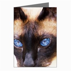 Siamese Cat Greeting Cards (Pkg of 8) from ArtsNow.com Left