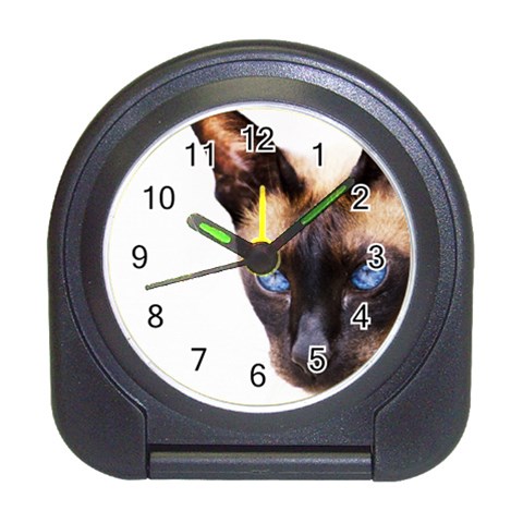 Siamese Cat Travel Alarm Clock from ArtsNow.com Front