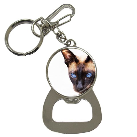 Siamese Cat Bottle Opener Key Chain from ArtsNow.com Front