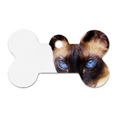 Siamese Cat Dog Tag Bone (Two Sides) from ArtsNow.com Front