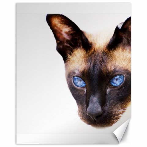 Siamese Cat Canvas 11  x 14  from ArtsNow.com 10.95 x13.48  Canvas - 1